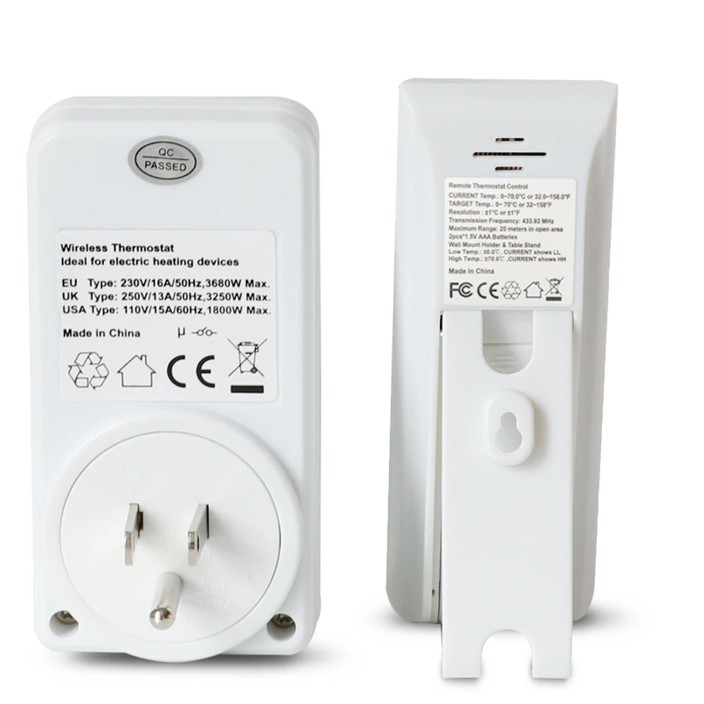 Беспроводной умный термостат Интеллектуальный Радиочастотный пульт