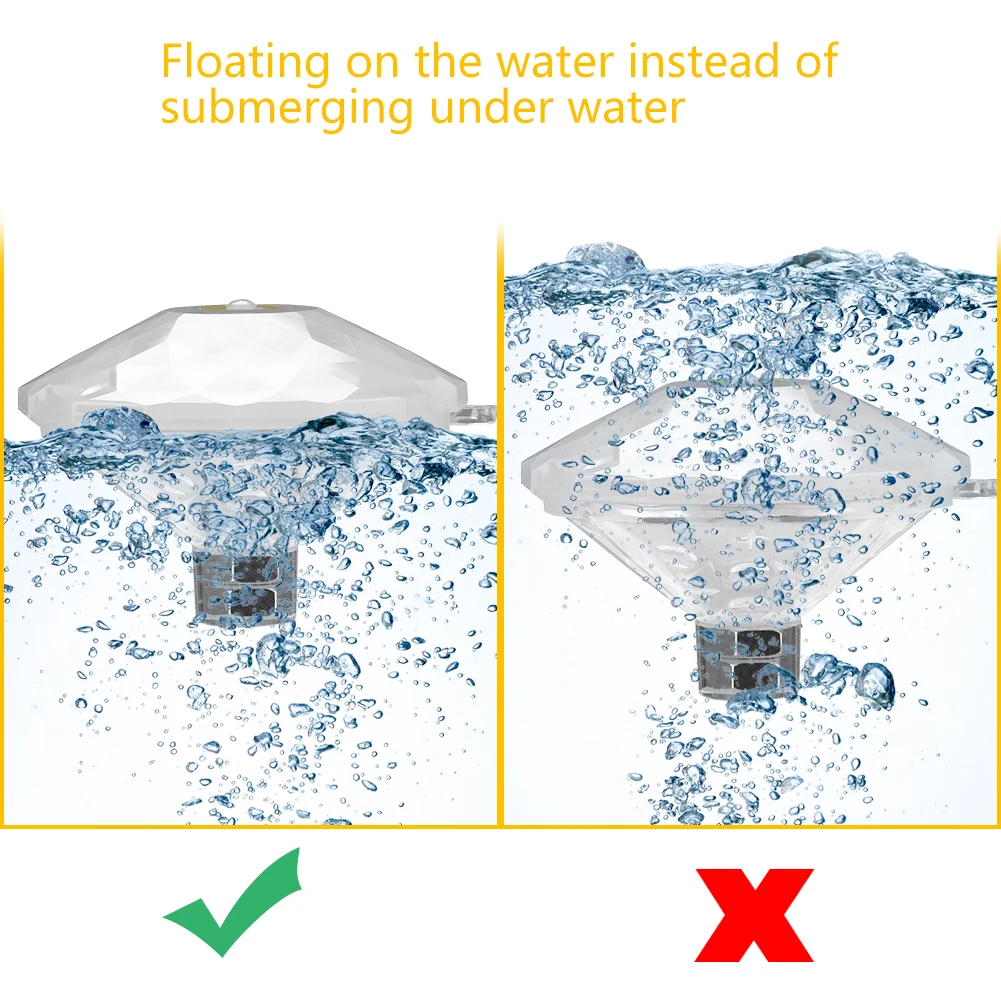 

Waterproof Floating Light LED Disco Light Swimming Pool LED Colorful Floating Light Water Drift Lamp Security Pond Garden