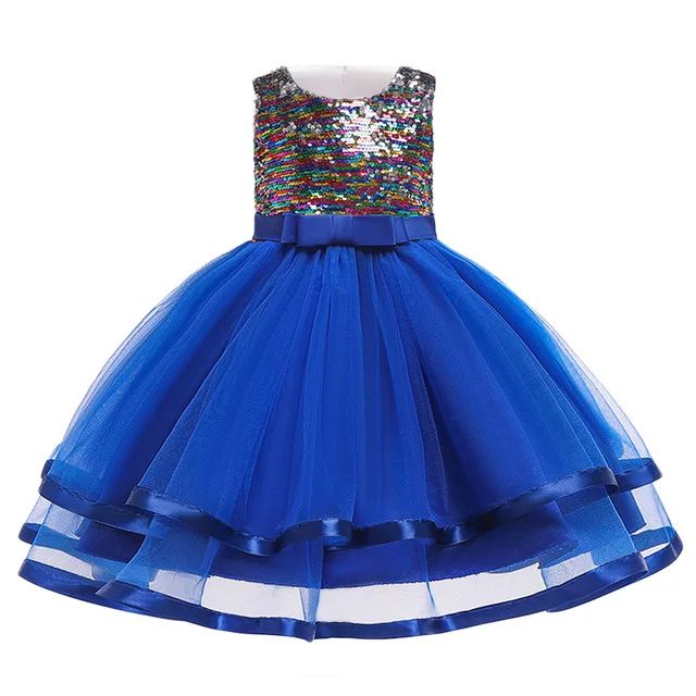 принцессы платье для девочкикружевной цехин нарядное девочкиновогодний костюм