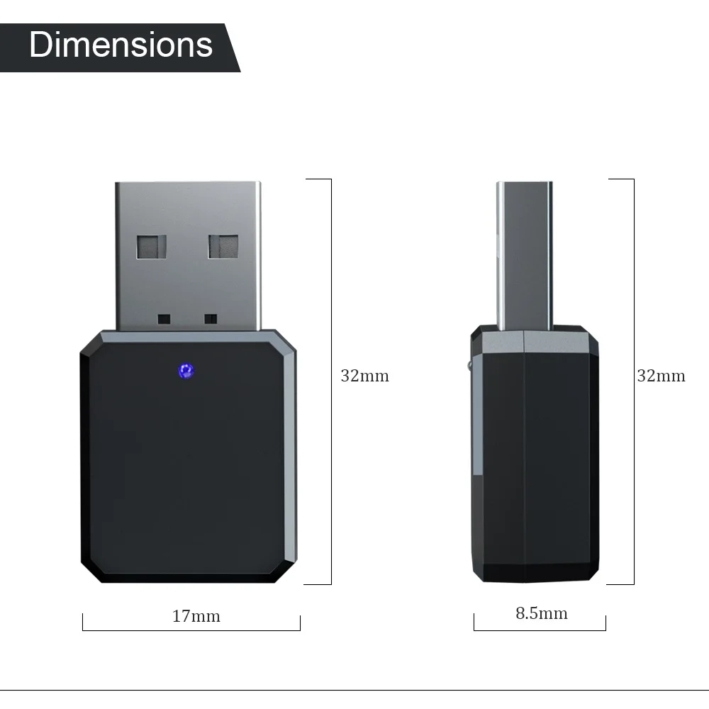 Комплект для автомобиля Bluetooth 5 0 беспроводной музыкальный адаптер с разъемом Aux Usb