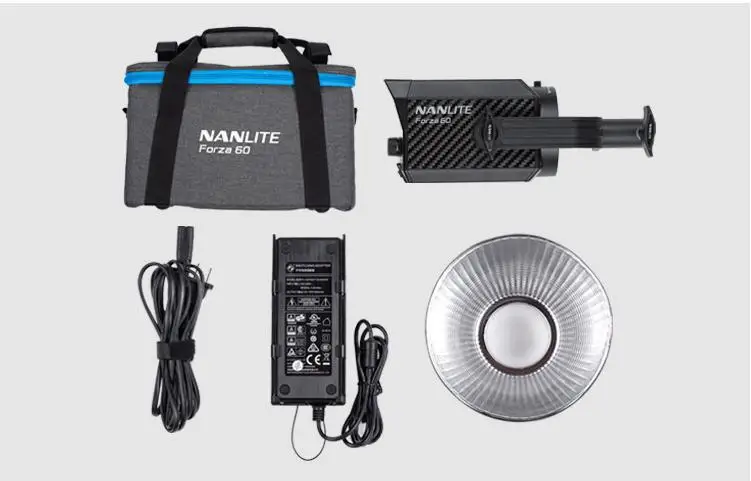 Nanlite Forza 60 Светодиодный Monolight 5600K светодиодный свет, 6732 люмен выход фотостудия-Forza 60 Светодиодный vs aputure свет