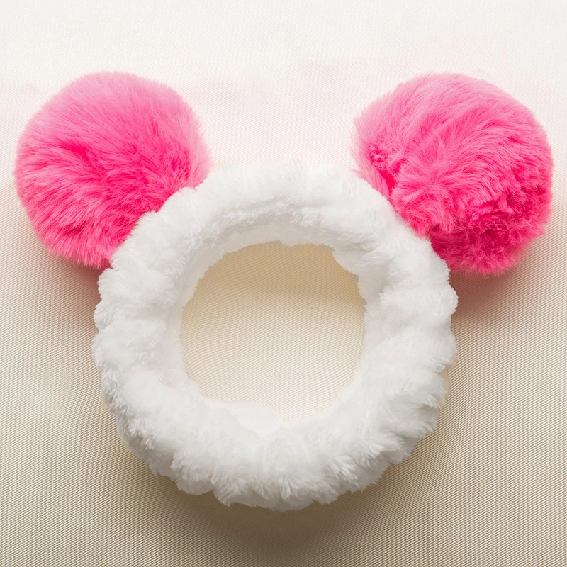 Милое искусственное кольцо милый коралловый помпон украшение для волос девочек