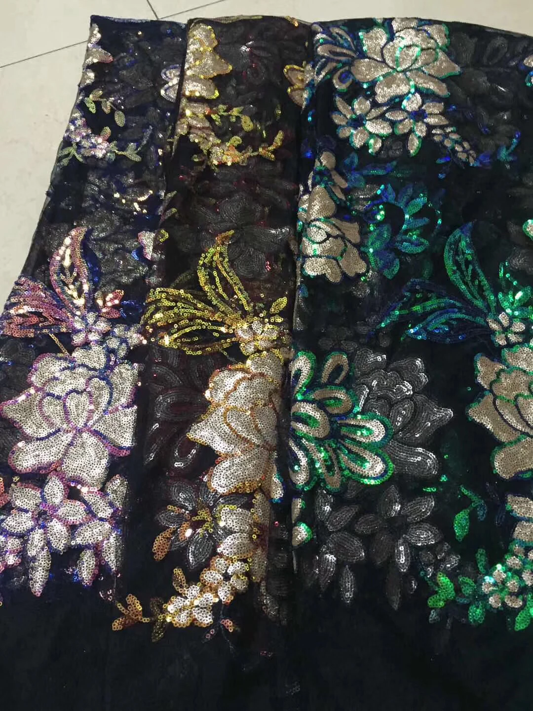 

5 yards! African Lace Fabric With Sequin Nigerian Lace Fabric 2020 High Quality African Fabric For Women Dress CD3239
