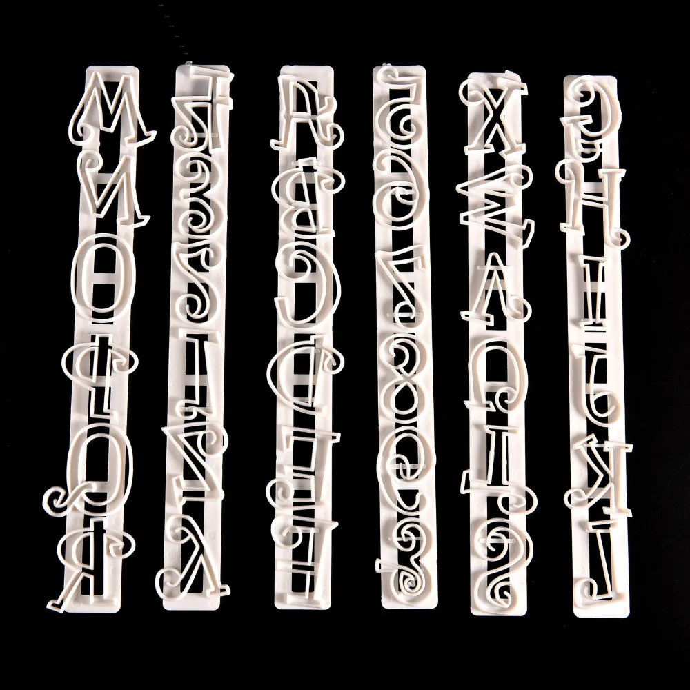 6 шт./компл. Кухонные гаджеты с русскими буквами помадка алфавит буквенный номер