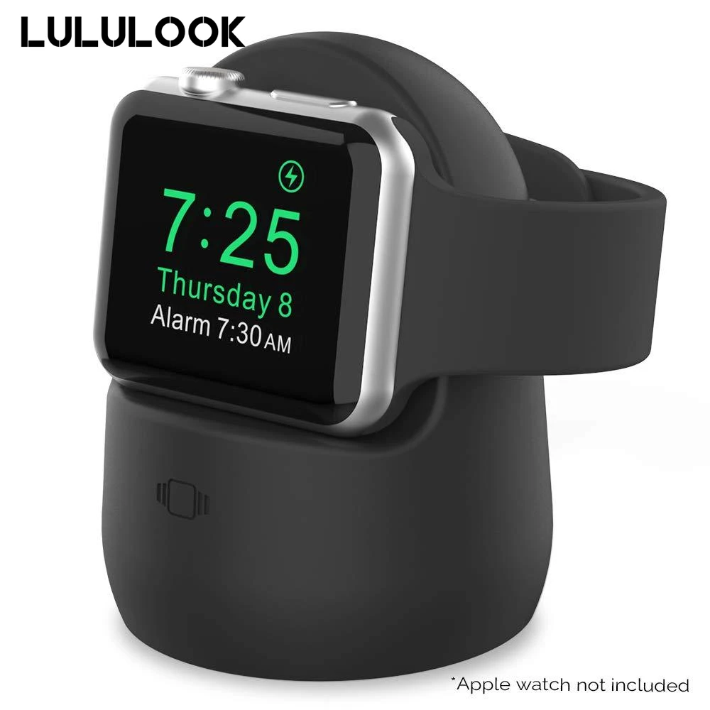 

Lululook Smart Watch Silicone Charge Stand Holder Station Dock For Apple Watch Series 1/2/3/4/5 42mm 38mm Charger Cable Bracket