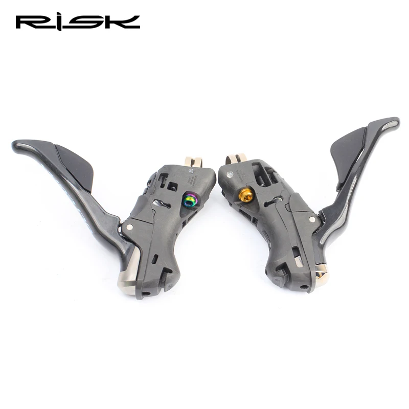 RISK RT120 RT121 Road Bicycle Shifter Lever Fixing Bolts Bike Shift Ring Screws Spacer Washer Titanium Alloy |