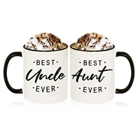 aunt uncle gifts best aunt and uncle ever bundle funny aunt uncle gifts 2 pack gift coffee mugs tea cups white 11oz