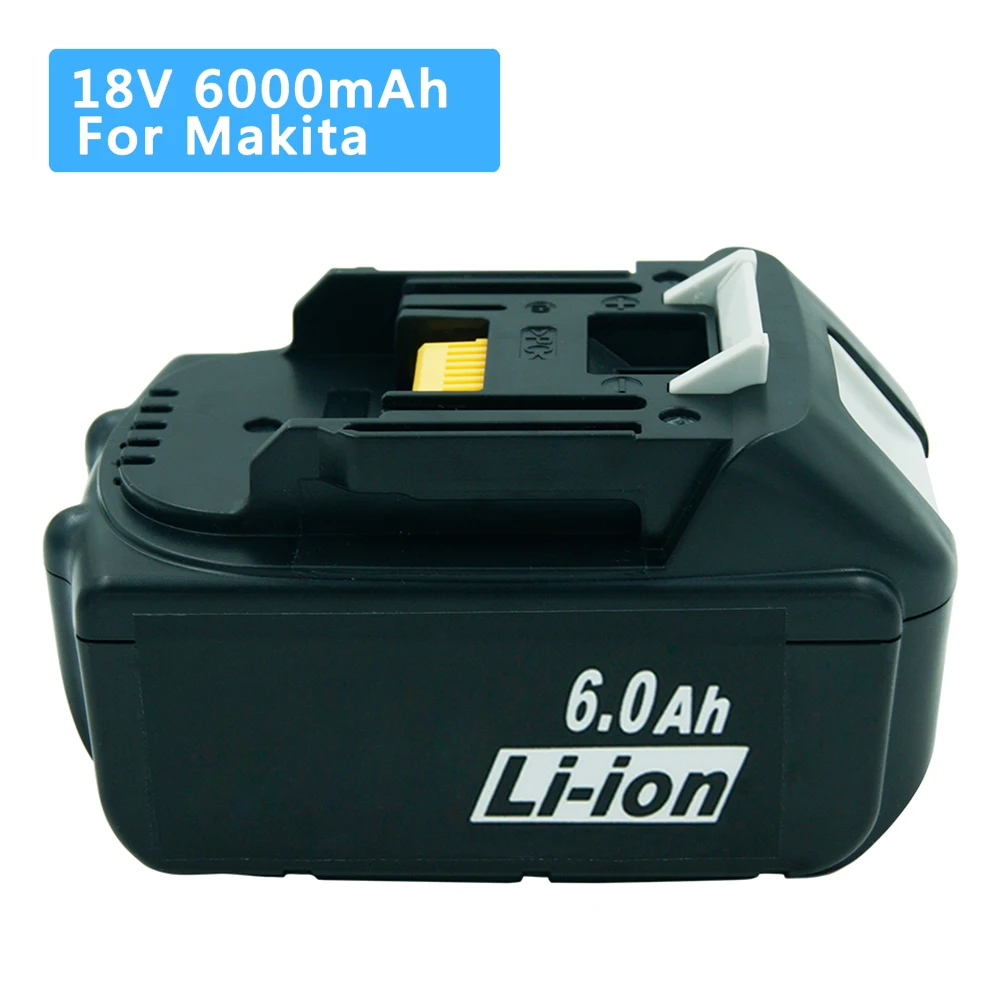 

1/2/3 шт., сменный аккумулятор 18 в, 6,0 Ач, BL1860 для Makita, литиевый аккумулятор BL1860B, BL1850, BL1840, BL1830, BL1815, LXT400, беспроводной электроинструмент