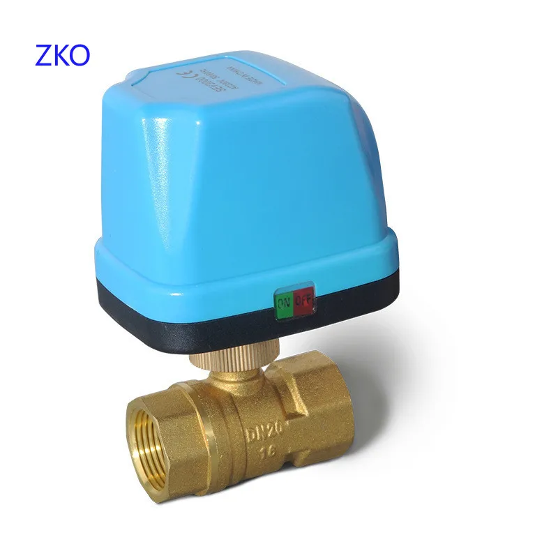 

Miniature Electric actuator Two-way motorized Ball 3 way Valve with Three-wire Two-control for Air Conditioning Water Heating