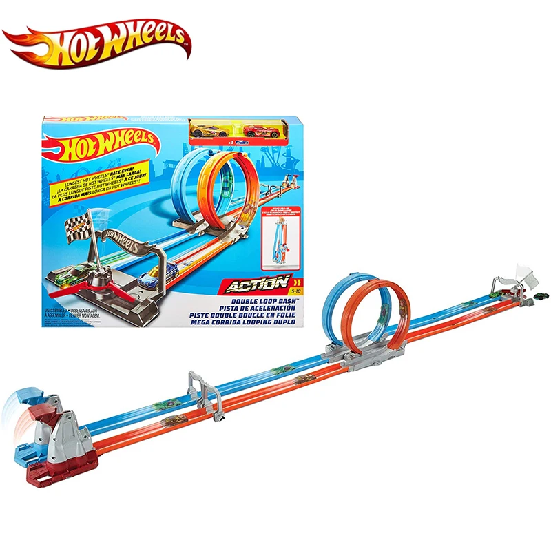 Детские игрушки Hot Wheels автомобильный трек набор для строительства двойная или