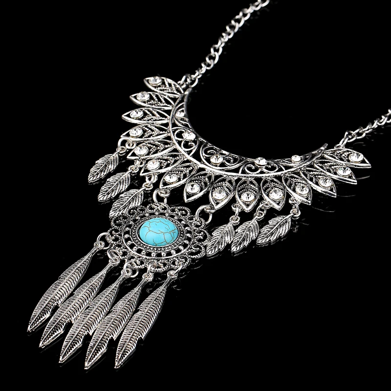 Цыганское этническое хиппи богемное тибетское ожерелье в этническом стиле