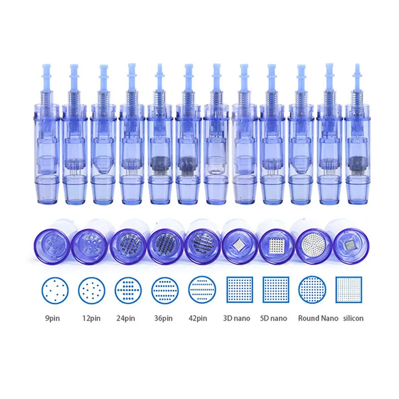 Оптовая продажа 100 шт. картриджей для иглы Ultima A1 6 Derma Skin Pen Micro Needling Ayringe Nano 9/12/24/36/42