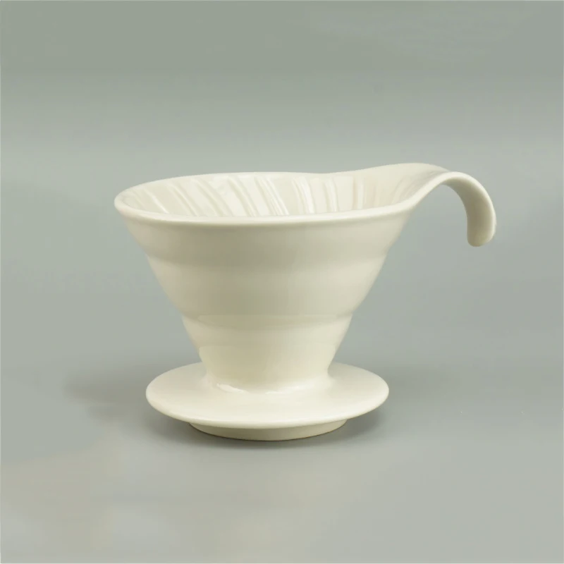 Новый V-образный керамический капельный фильтр с ручкой Простой анти-ожоги