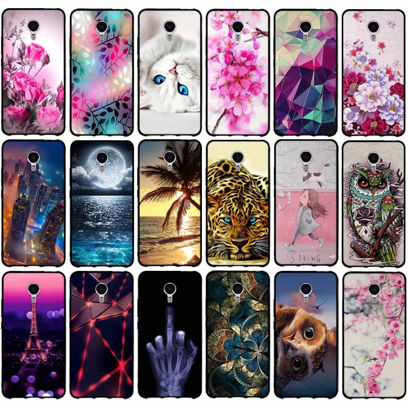 Роскошный мягкий Задняя накладка чехла из ТПУ для Meizu M3 Note 5 &quot Чехол телефона meizu