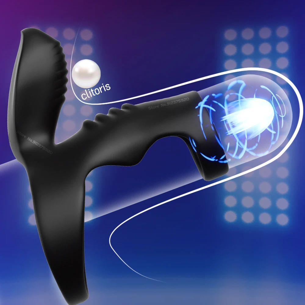 Вибратор кольцо на пенис для взрослых мужчин Задержка эякуляции Пояс верности