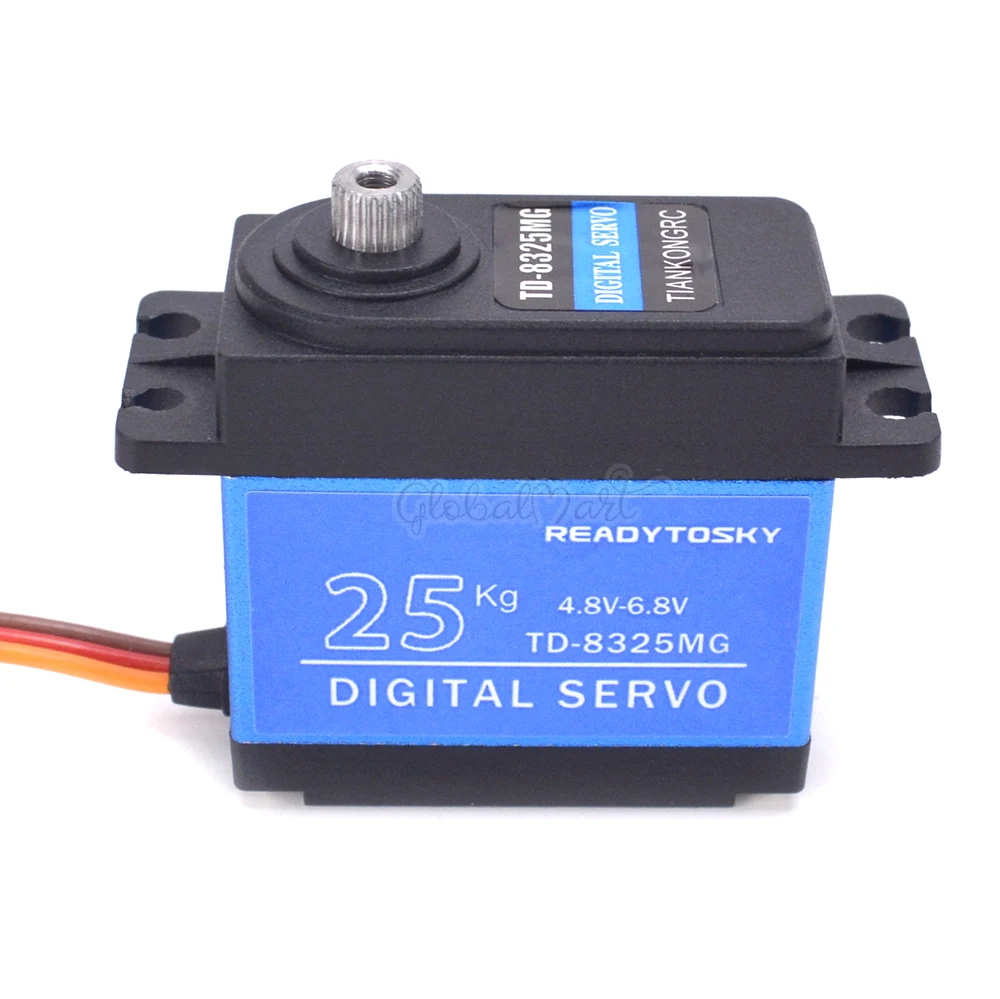 Обновление RC servo 25 кг металлический шестерни цифровой сервопривод baja
