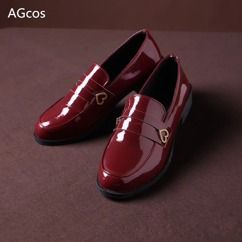 

Обувь для косплея из игры Fate/hollow ataraxia Caren Hortensia, Студенческая кожаная обувь для девочек