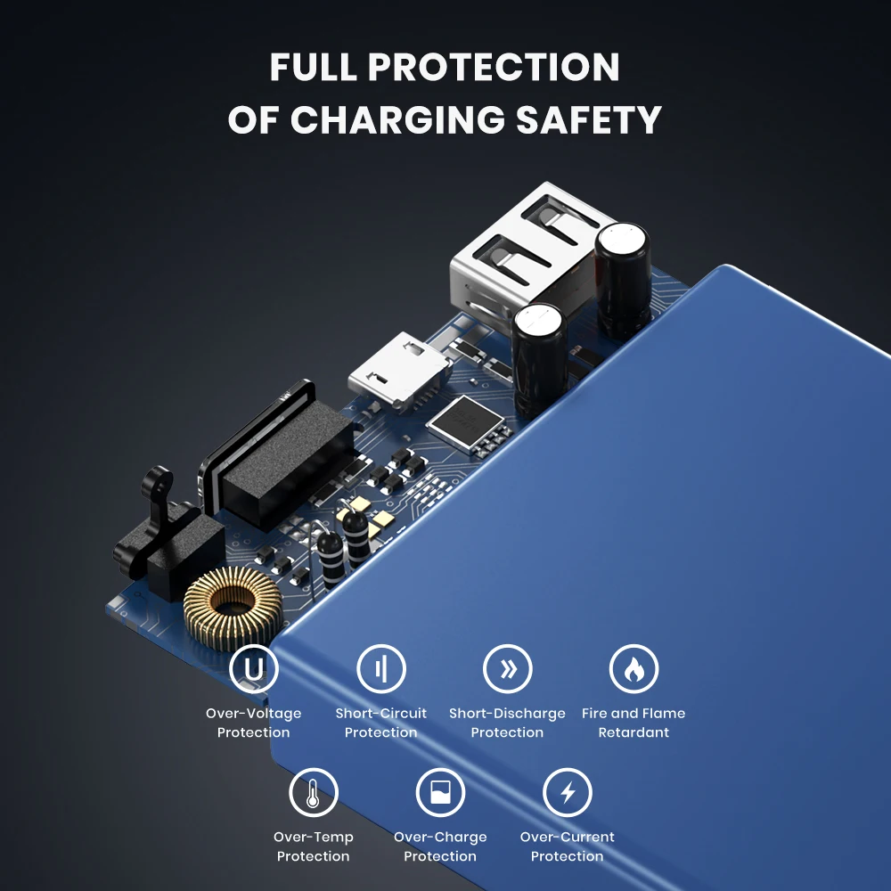 topk i2006p power bank 10000mah 20000mah portable charging led external battery pd 20w powerbank 10000 20000 mah for xiaomi free global shipping