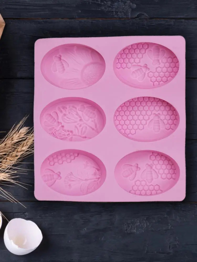 Силиконовая форма для мыла 3D пчелы инструмент выпечки сыра мусса торта шоколада
