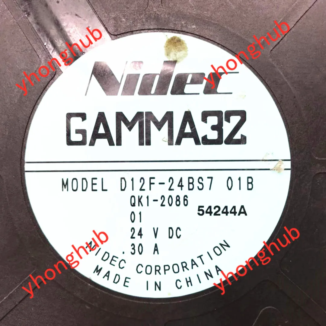 3-проводной вентилятор Nidec D12F-24BS7 01B DC 24V 0.30A 120x120x32 мм