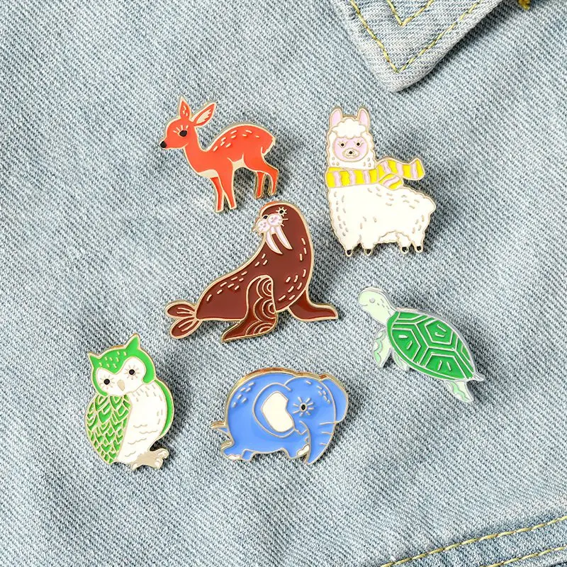 

Vintage Design Crow Enamel Brooch Pins Bling Rhinestone Owl Bird Brooches for Women Men Lovely Animal Collar Pins Jewelry Gift