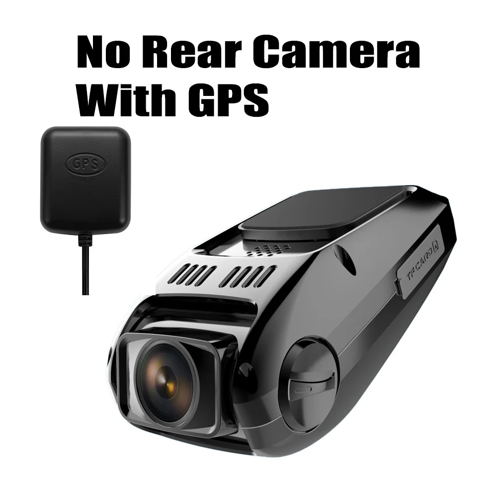 No Rear With GPS Двойная камера Novatek 96655 чип B40s Plus Автомобильный видеорегистратор Full HD 1080P двойной объектив 170 градусов видеорегистратор B40D - Название цвета: No Rear With GPS