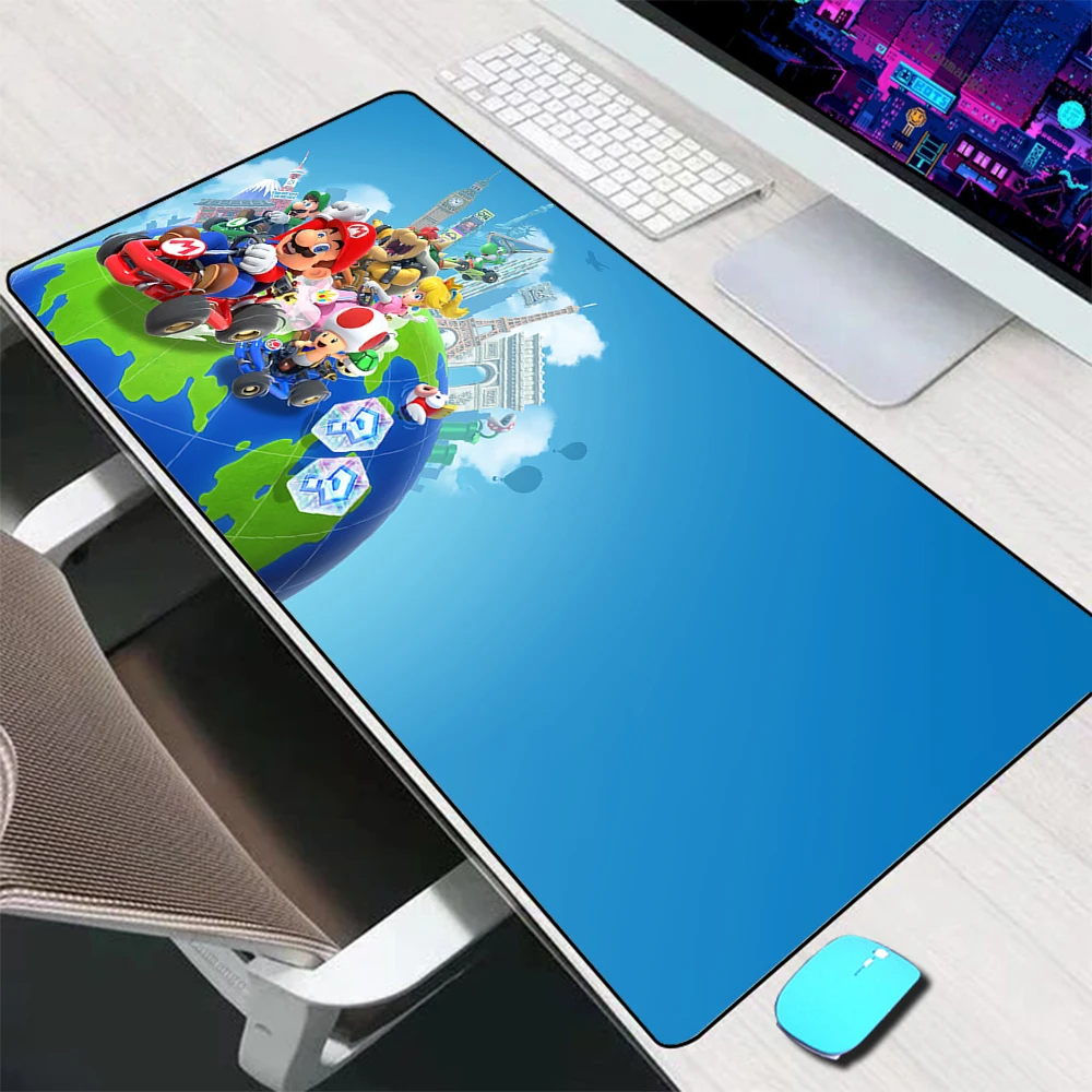 Коврик для мыши Марио карт большой игровой коврик клавиатуры компьютерной