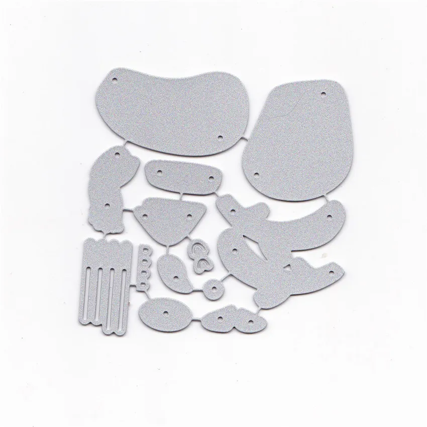 

7.5*7.6CM Cutting Dies Easter Elk Metal Crafts Paper Die-Cutting /DIY Embossing Easter New Year