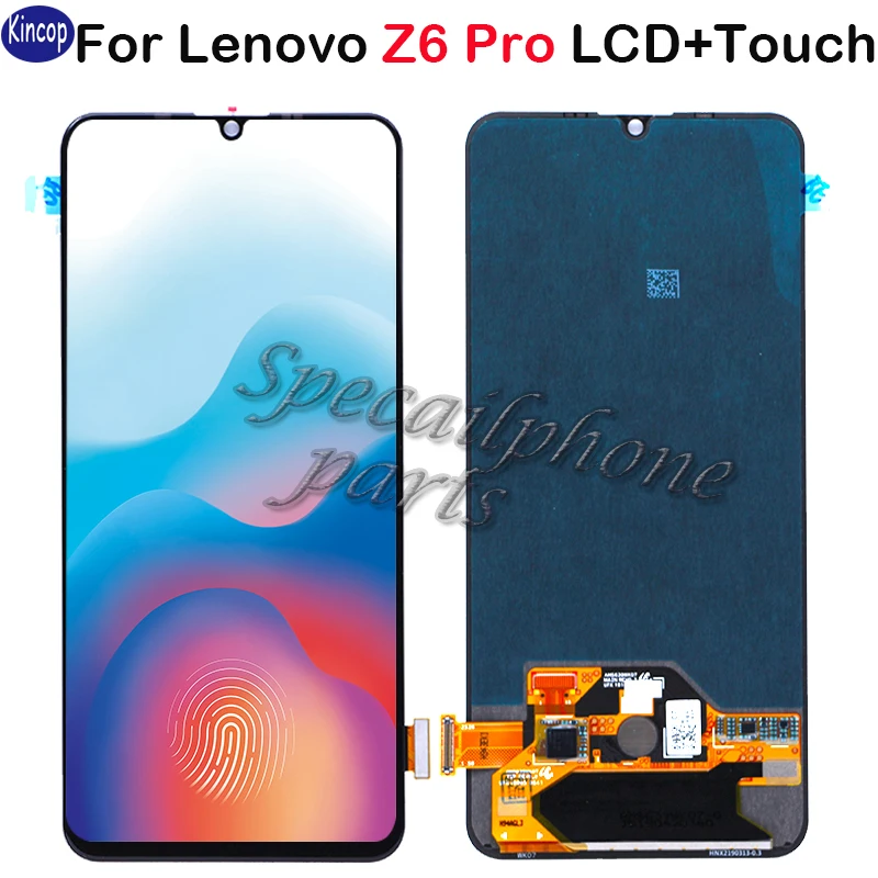ЖК-экран для Lenovo Z6 Pro L78051 ЖК-сенсорный экран с цифровым преобразователем в сборе LCD