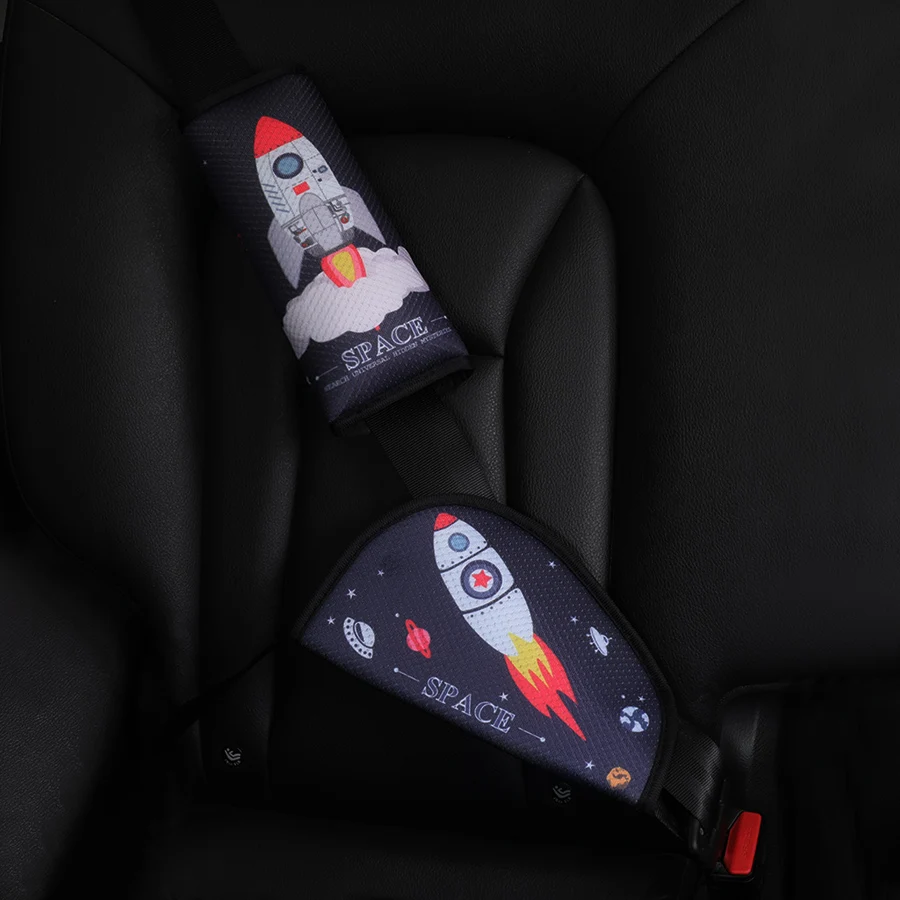 Треугольники ребенка ремни безопасности для детей плеча Защитная крышка на