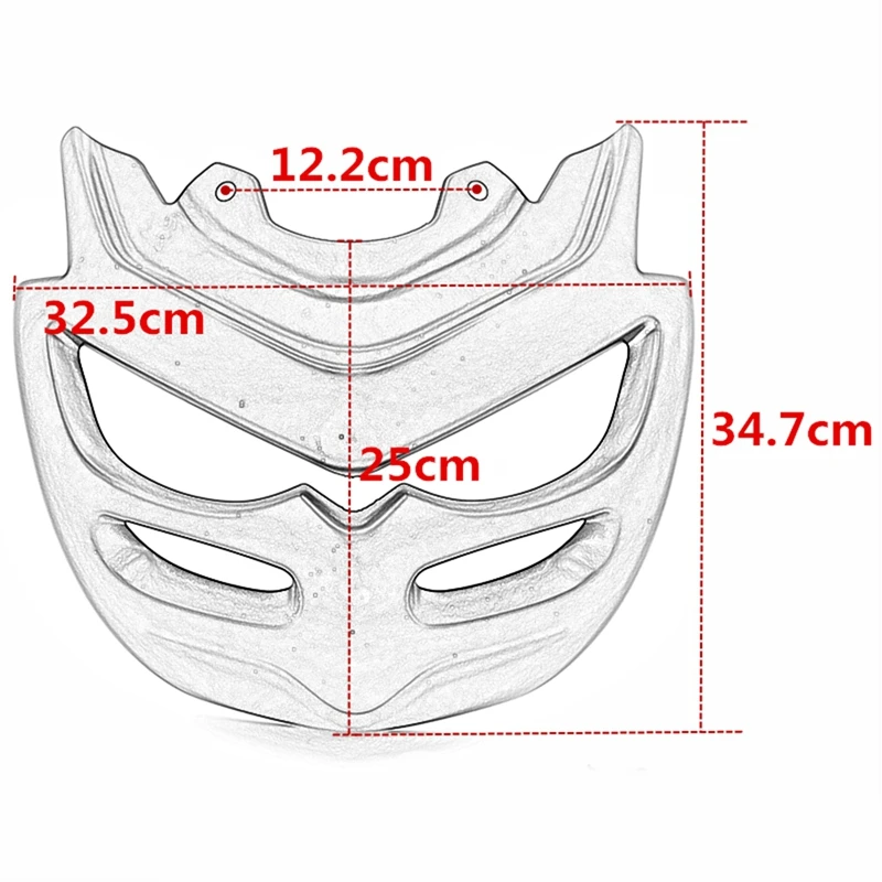 Защита передней фары из АБС-пластика для мотоцикла прозрачные линзы защита