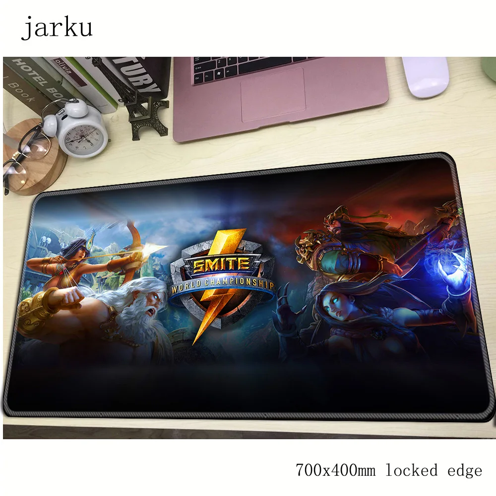 smite mousepad gamer 700x400X3MM gaming mouse pad large Customized notebook pc accessories laptop padmouse ergonomic mat | Компьютеры и