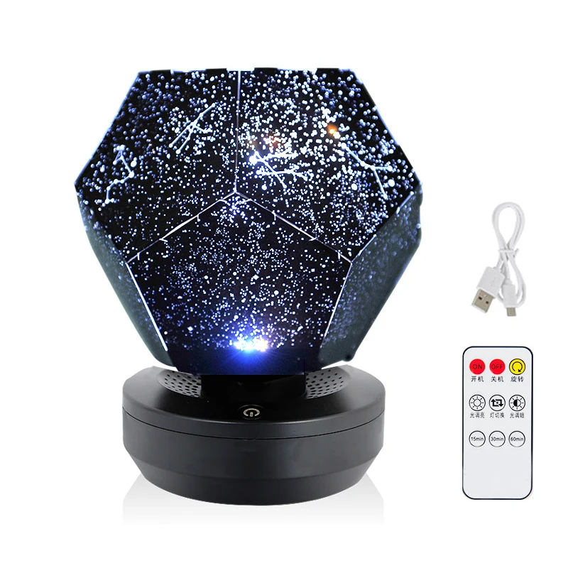 

CN Star Projector Galaxy Lamp Light Starry Sky Night Light led Table Lamp Lite Starlight Nightlight Skylight Gift For Children