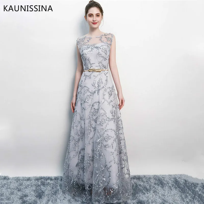 Элегантное вечернее платье в пол KAUNISSINA платья для выпускного вечера Длинные