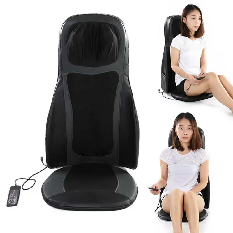 

Электрический вибрирующий Массажный коврик для автомобильного кресла, портативный массажер, подушка, домашний инфракрасный нагрев, вибрат...