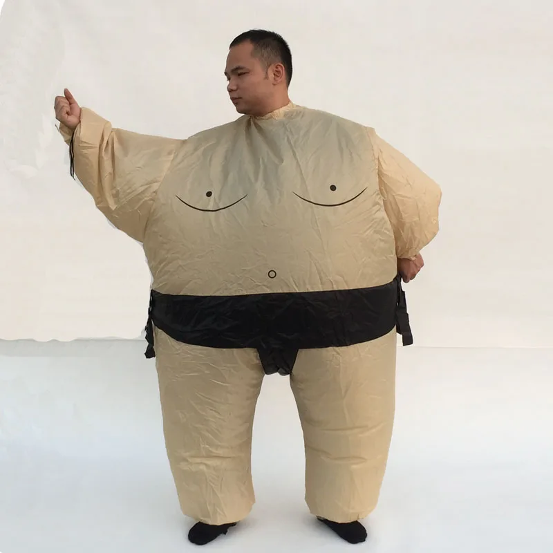 Пурим Хэллоуин надувные костюмы для сумо Косплей толстые дети Человек костюм