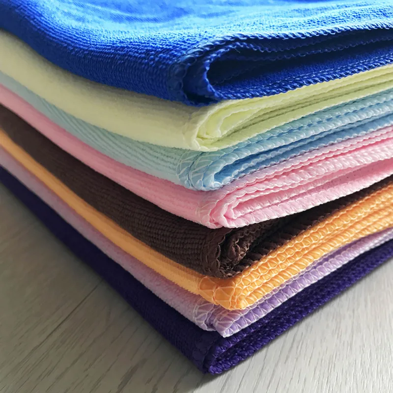 10 шт. 30*30 маленькое квадратное полотенце из сверхтонкой волокнистой мочалки