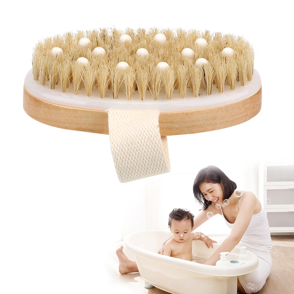 Щетка NICEYARD для сухой кожи щетина отшелушивающая щетка ванны Массажная средней