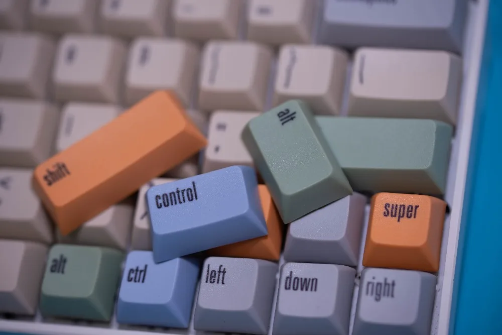 PBT SA Keycaps XDAS высоко сублимационный холст большой полный набор ключей 108