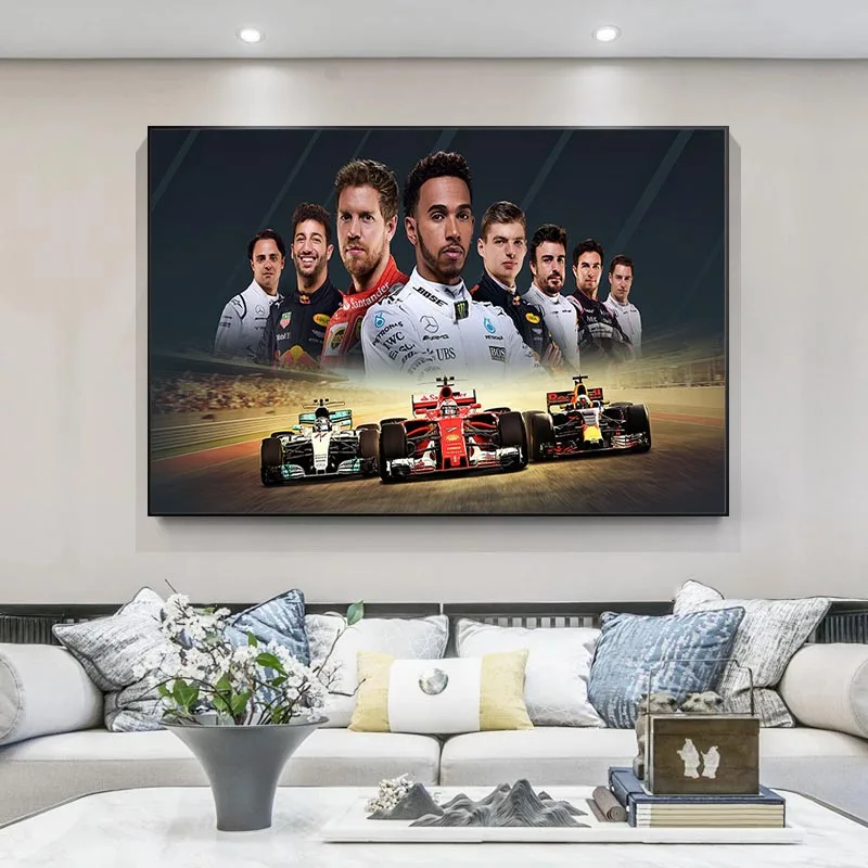 Формула 1 McLaren чемпионат мира плакат для гоночных фотографий фотография гостиной