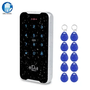 125khz standalone system metal ip68 waterproof access control keypad rfid keyboard touch panel wiegand2634 em4100 key cards free global shipping