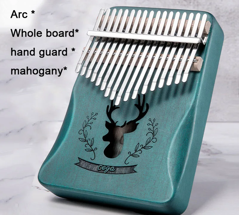 Калимба с 17 клавишами пианино высокого качества мбира дерево корпус из красного