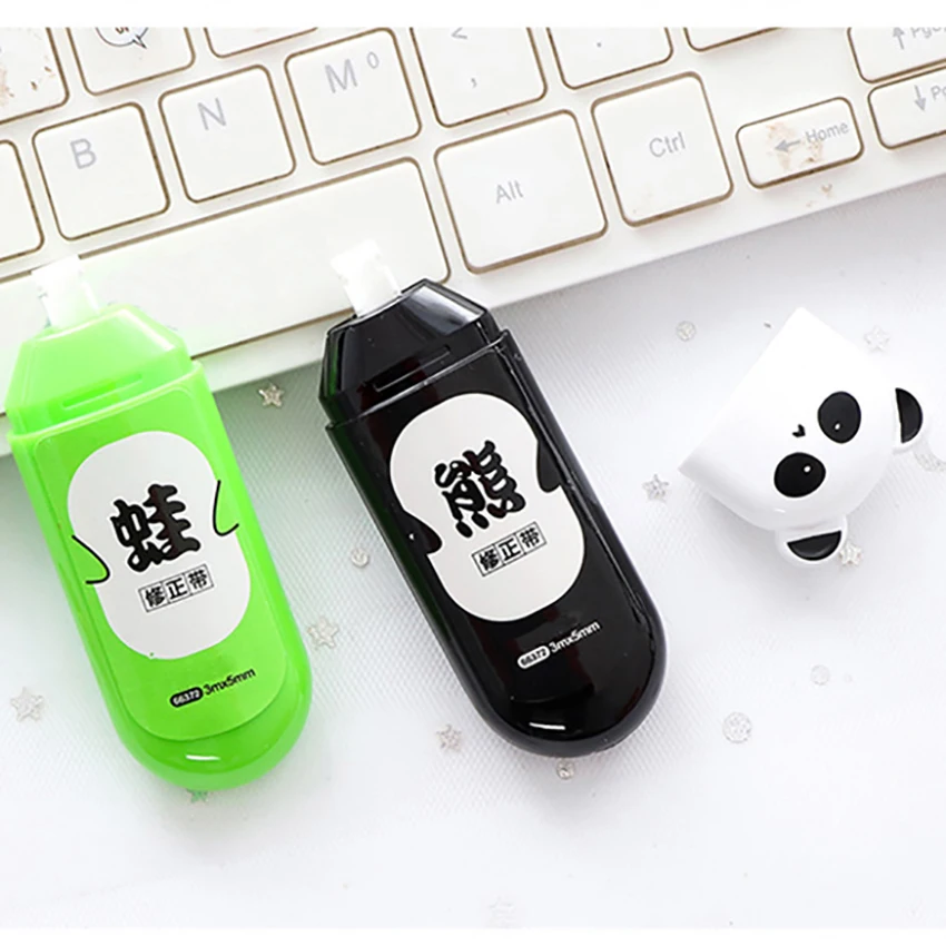 Милый мультфильм коррекции ленты студентов Kawaii коррекция канцелярский школьный офисный принадлежности Дети Портативный письменный корректор