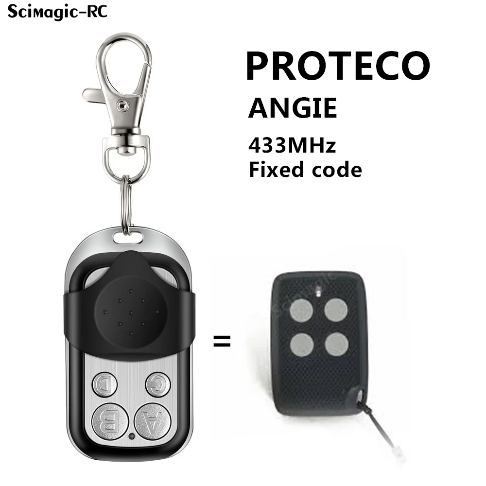 Пульт дистанционного управления для PROTECO ANGIE 433 92 МГц Открыватель гаражных дверей