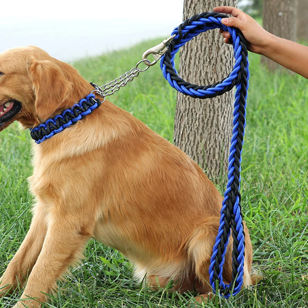 Поводки для больших собак с металлической пряжкой поводки в национальном цвете