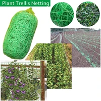510m garden fence green nylon net vegetable plant trellis netting support nets bean plant climbing grow fence anti bird net