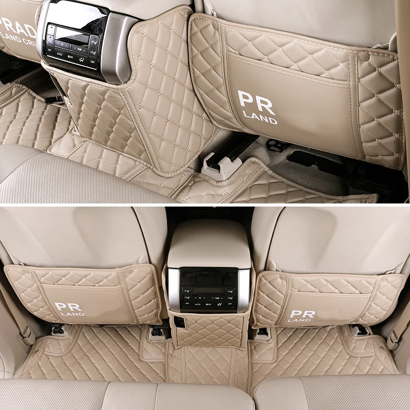 ?? Pu抗kickマット車インテリアプロテクターサイドエッジ保護トヨタランドクルーザープラドfj 150 2016 2017 2018 2019