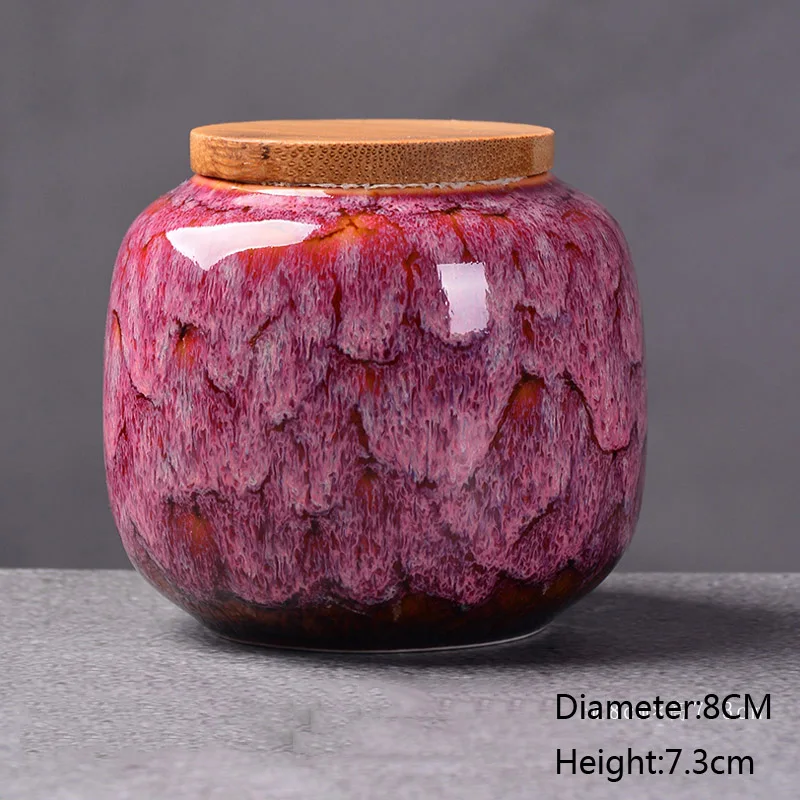 Chinese Style Storage Container Ink Painting Ceramic Tea Jar Bottles Jars For Food New Spice Box Sealed | Дом и сад