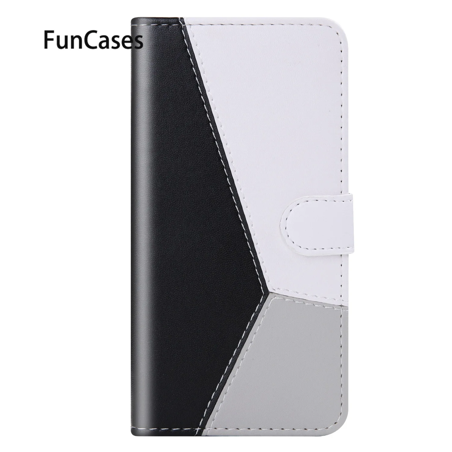 Чехол книжка с геометрическим рисунком для Moto G7 Power чехол кошелек из