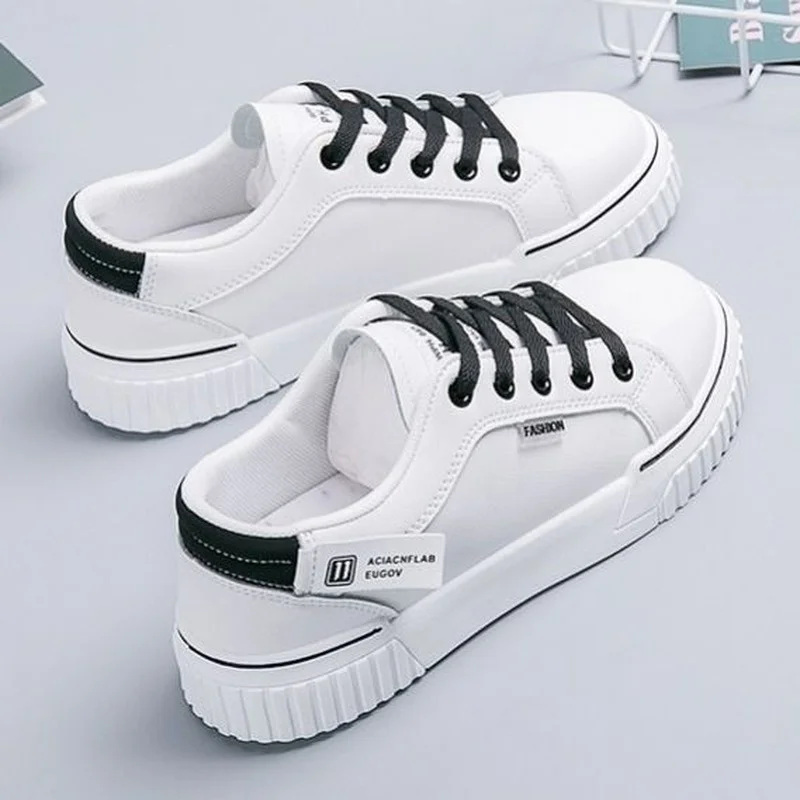 

Кеды женские с низким вырезом, холщовые кроссовки на платформе и шнуровке, в стиле ретро, Студенческая спортивная обувь, Ins мода, осень 2021